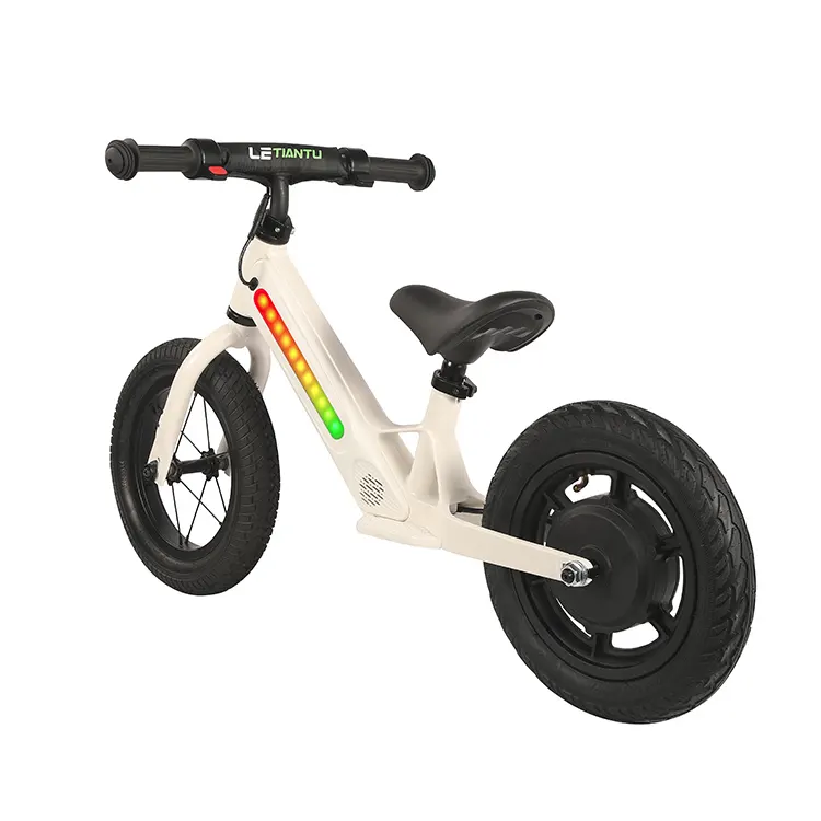 دراجة كهربائية خفيفة الوزن ذات حمل للتوازن مصنوعة من سبائك الألومنيوم مع شعار مصنوع من الصلب الكربوني وتُصمم حسب الطلب للأطفال