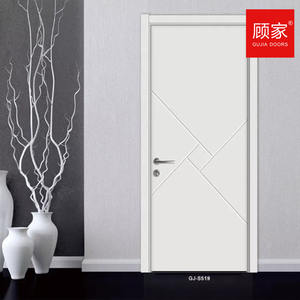 Fábrica GUJIA, venta al por mayor, puertas de <span class=keywords><strong>pintura</strong></span> de madera blanca de estilo americano, puertas de habitación impermeables, puertas compuestas de madera para <span class=keywords><strong>casa</strong></span> - Product Image 3