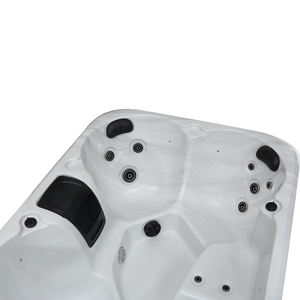 <span class=keywords><strong>Spa</strong></span> extérieur à jets massants multi-niveaux - Modèle professionnel pour <span class=keywords><strong>4</strong></span> personnes avec jets ciblés pour les épaules, le dos et les jambes. - Product Image 5