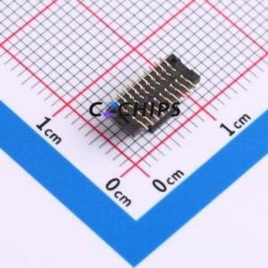 HX-BTB M0810-2x10P Board-to-Board & Backplane Connector SMD,P=0.8mm Connector 20P 0.8mm Slot Butt Joint Vertical Mount - Product Image 2