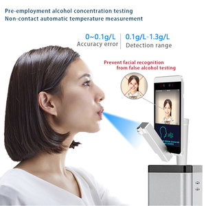 8-inch Pre Job Facial Recognition <strong>Alcohol</strong> <strong>Tester</strong> Access Control And Attendance All-in-one Machine Prevent Fraud Breathalyzer - Product Image 3
