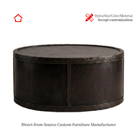 Table basse en bois moderne de luxe léger, facile à assembler, table centrale minimaliste pour salon, mobilier de maison