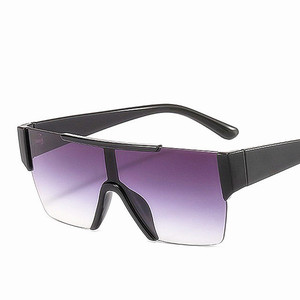 Nouveautés 2020 : Lunettes de soleil carrées oversize à monture plate, personnalisables avec logo, pour femmes et hommes, protection UV400, idéales pour la conduite. - Product Image 5