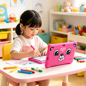 Kids Gift Gaming <b>7</b> Inch Kids Educational School Learning <b>Tablet</b> Android 15 4+64GB 6+128GB Wi-Fi OEM Anti-Drop Protective Case - Product Image 5