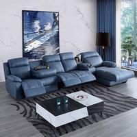 Canapé multifonctionnel de luxe en tissu technologique pour villa, cinéma maison capsule spatiale, salon et bureau