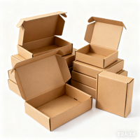 Boîtes d'expédition en carton ondulé imprimées de logo personnalisé en gros emballage de chaussures en tissu de chapeau boîtes postales d'expédition noires pour chapeau