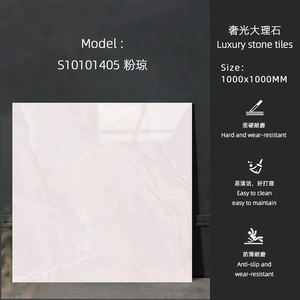 Volledige marmeren tegels <span class=keywords><strong>1000x1000mm</strong></span> |   Antislip, slijtvaste, glanzende vloer- en wandtegels voor de woonkamer - Product Image 4