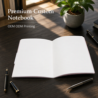 Carnet A5 personnalisé, mini cahier d'exercices, reliure agrafée, couverture en papier, pour étudiants