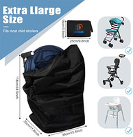 Siège de voiture pour bébé Sac de voyage Porte vérifier Sac à dos Porte-bébé Booster Cover Protector Poussette Sac de rangement