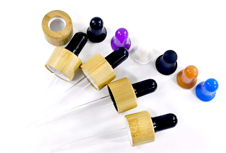 Various Sizes 5ml 10ml 15ml 20ml 30ml 50ml 100ml Empty Essential Oil Matte Black Frosted Glass Dropper Bottle