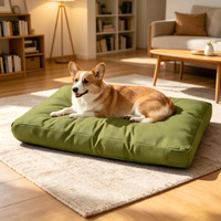 Coussin pour chien en mousse imperméable pliable, toutes saisons, résistant aux morsures, pour chiens de petite et moyenne taille