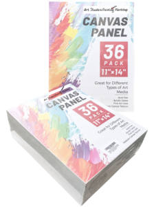 Multi Size 100% Cotton 11 ''* 14'' 8 ''* 10'' Canvas pour 24/36/60/72 Pcs Blank Stretched Canvas Panel Canvas Board - Product Image 2