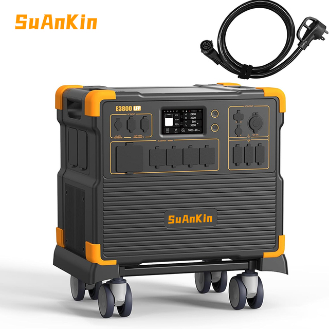 4200W Solar Generator Lifepo4 Battery Home Backup Solar System Whole House Power Supply