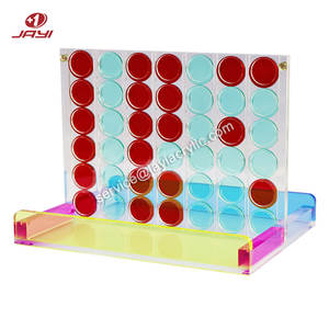 <span class=keywords><strong>Jeu</strong></span> Connect 4 en acrylique de luxe, <span class=keywords><strong>jeu</strong></span> Connect 4 en ligne néon en lucite à vendre - Product Image 1