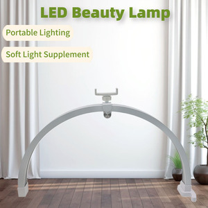 Lámpara <span class=keywords><strong>LED</strong></span> Plegable de Escritorio Lanxinda HD-M13X con Iluminación Púrpura para Belleza, Manicura, Máscara, Tatuaje; Forma de Media Luna - Product Image 1