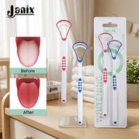 Nettoyant de langue double face pour adultes – Élimine la mauvaise haleine et procure une haleine fraîche