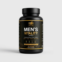 Fournisseur en gros de capsules de vitalité pour hommes à base de plantes, étiquette privée, OEM, emballage personnalisé