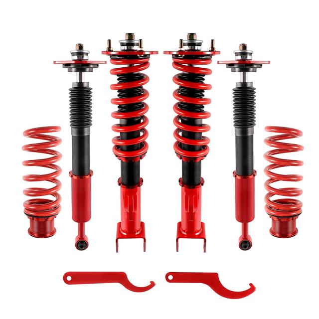 GO Racing Coilovers Compatible for Dodge Charger/Challenger RWD 2011-2022 Chrysler 300 2011-2023 Height Adjustable Lowering Kit