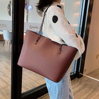 Sac à main pour femmes de style nouveau, noir, grande capacité, avec logo personnalisé, sacs à chaîne pour femmes
