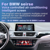 Écran tactile LCD numérique 8,8 pouces, panneau de climatisation, contrôleur de climatisation automatique, commande vocale pour BMW Série 1 2016-2023