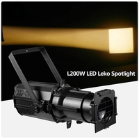 200w COB LED Imagerie Projecteur Ellipsoïdal LED Profil Spot Blanc Chaud/Blanc Dmx Zoom Led Leko Lumière Prix Usine Lumières De Scène