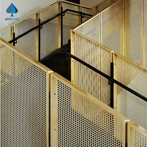 ACEPLATE内墙板建筑材料铝网板工厂六角现代铝网穿孔网1毫米
