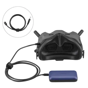 Para DJI Avata/FPV Goggles 2/V2 Cable de alimentación XT60 a DC Plug fuente de alimentación conectar Cable de batería para FPV 1,2 M Cable de alimentación