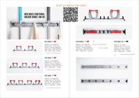Support mural multifonctionnel pour balais et serpillères, gain de place pour le rangement des outils de nettoyage domestique