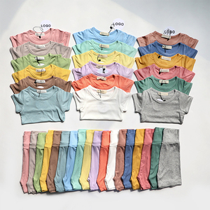 Pigiami in Viscosa <span class=keywords><strong>di</strong></span> Cotone Biologico per Bambini e Neonati, Set Estivo <span class=keywords><strong>di</strong></span> <span class=keywords><strong>2</strong></span> Pezzi, Abbigliamento <span class=keywords><strong>di</strong></span> Qualità per Ragazzi e Ragazze, Pigiami a Costine per Neonati - Product Image 1