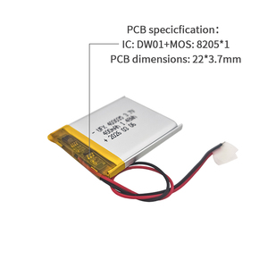 공장 직판 403035 리튬이온 배터리 400mAh 3.7V 충전식 리튬폴리머 셀 소비자 가전용 도매 - Product Image 4
