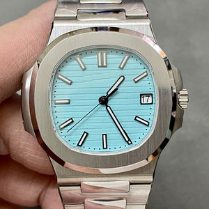 Mouvement de montre mécanique automatique de style classique pour hommes haut de gamme de luxe, affichage étanche du calendrier, bracelet en platine - Product Image 3