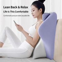 Oreiller multifonctionnel en mousse à mémoire de forme pour le lit, coussin de repos pour couple pour la lecture et l'utilisation du téléphone, design bicolore, cadeau d'anniversaire