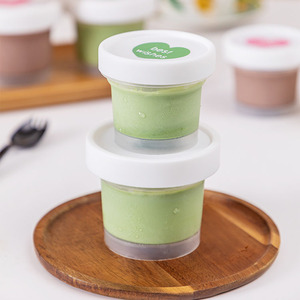 Mingyu Gobelets à dessert en plastique réutilisables avec couvercle Récipient de parfait et de pudding <span class=keywords><strong>au</strong></span> <span class=keywords><strong>yaourt</strong></span> épaissi pour <span class=keywords><strong>fruits</strong></span> et crème glacée - Product Image 1