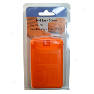Herramienta de corte longitudinal de fibra óptica naranja, pelacables de gran diámetro, pelador de tubos de cable, punzón para tubo suelto de fibra - Product Image 6