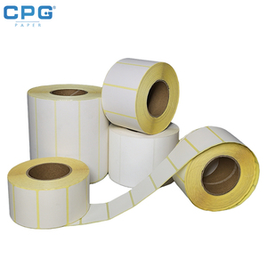 Étiquette thermique autocollante en rouleau pour codes-barres, étiquette d'expédition thermique directe, pour entrepôt, logistique et chaîne d'emballage - Product Image 1