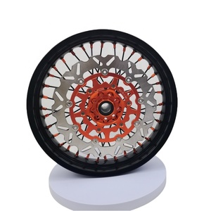 Rueda Delantera Supermoto de 17 Pulgadas para <span class=keywords><strong>FS</strong></span> <span class=keywords><strong>450</strong></span> <span class=keywords><strong>2023</strong></span>, Aleación de Aluminio CNC Anodizado, Personalizable, Piezas para Motocicleta de Carreras y Cross - Product Image 4