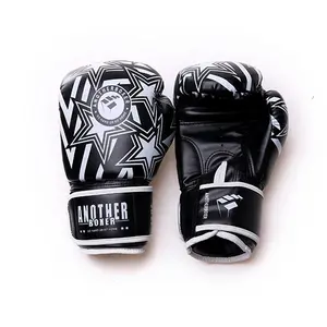 Боксерские перчатки для тренировок для взрослых, 8 унций/10 унций/12 унций/14 унций, удобные Профессиональные боксерские перчатки с пользовательским логотипом из ПУ