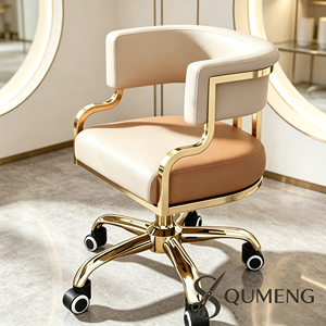 Fauteuil portable de luxe moderne en cuir PU pour hôtels, salons, salons de coiffure avec fonction maquillage - Product Image 1