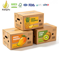 Op maat gemaakte exportdoos van golfkarton voor vers fruit, voor tropische producenten, importeurs en groothandelaren in de supply chain.