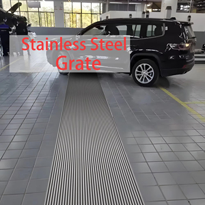 Vente en gros de carreaux de sol de garage de luxe à emboîtement de haute qualité Drainage ventilé Grille <span class=keywords><strong>amovible</strong></span> en acier inoxydable Passerelle d'appartement - Product Image 1