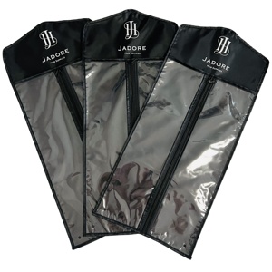 wig packaging custom wigs storage bags with wooden hanger hair extension bag accessories