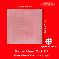 250608 Plaques en Toile Plastique 4mm, Maille Carrée pour Broderie au Point de Croix, Projets DIY, Tricot, Crochet, Sacs à Créer