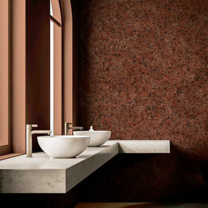 Dalles de granit Safaga rouge de qualité supérieure, durables, élégantes, rustiques, pour la décoration intérieure, finition polie, villas de luxe, hôtels, Égypte - Product Image 1