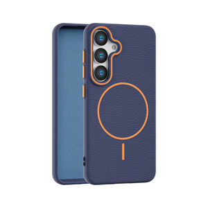 Funda de Cuero Litchi de Lujo y Alta Calidad para <span class=keywords><strong>Samsung</strong></span>, Carcasa de TPU para Teléfono Móvil, Compatible con Carga Inalámbrica - Product Image 4