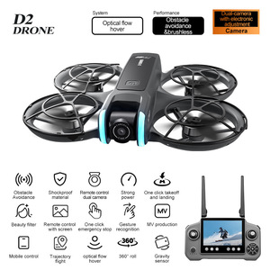 เครื่องบินบังคับวิทยุ DLRC ข้ามพรมแดน D2 ระบบหลบหลีกสิ่งกีดขวาง หน้าจอ 4.3 นิ้ว FPV Racer ระบบ Optical-Flow-Assisted รีโมทคอนโทรล กล้องคู่ - Product Image 3
