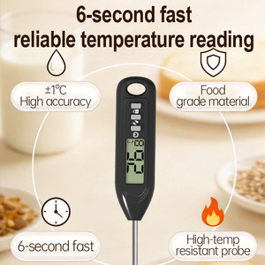 <span class=keywords><strong>Thermomètre</strong></span> alimentaire numérique <span class=keywords><strong>électronique</strong></span> avec capteur haute précision, <span class=keywords><strong>thermomètre</strong></span> <span class=keywords><strong>professionnel</strong></span> pour la cuisine et le barbecue - Product Image 2