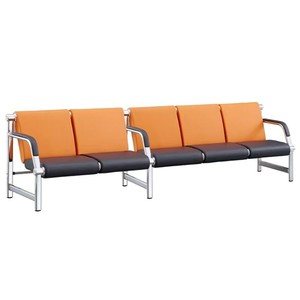 เก้าอี้พักคอย 3 ที่นั่ง สแตนเลส พร้อมราวจับ สำหรับโรงพยาบาล พื้นที่สาธารณะ - Product Image 5