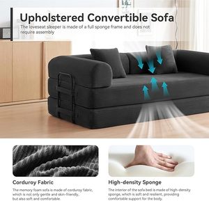 Sofá Moderno Compacto con Diseño Discreto, Control Táctil y Relleno de Algodón de Alta Densidad, Ideal para Hogar, Oficina y Hotel - Product Image 5