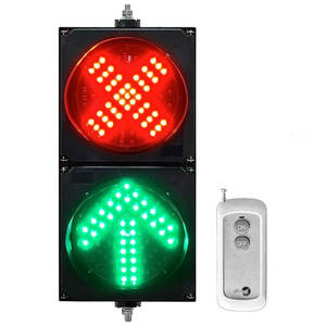 Luces de Tráfico LED de Advertencia de Seguridad Peatonal para Cruce Peatonal, con Instalación Fija, Alimentadas por Batería, de 250 mm, Personalizables - Product Image 6