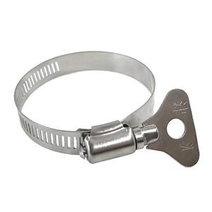 Collier de serrage en acier inoxydable avec poignée 10-110 mm pour la réparation et le remplacement de tuyaux - Product Image 1